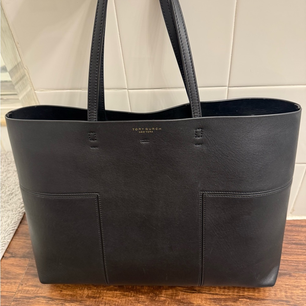 Tory Burch Black Leather tote